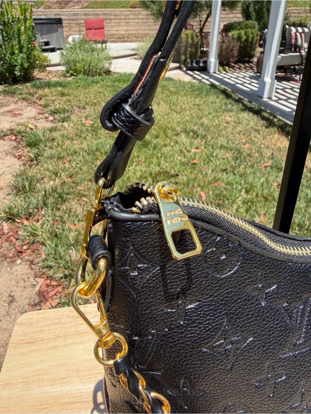 ✨COMING SOON✨ NEW LV Boulogne PM Black Embossed Monogram Empreinte Shoulder Bag - Picture 3 of 11